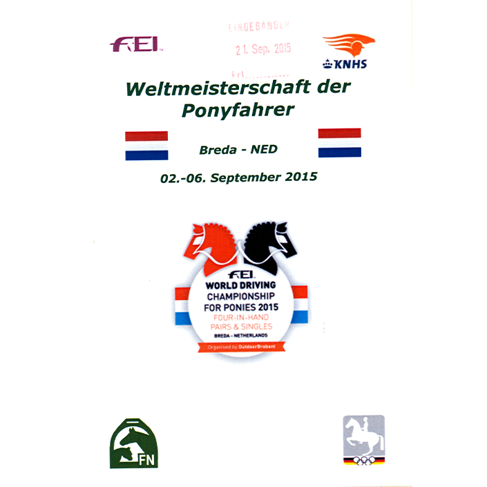 Weltmeisterschaft der Ponyfahrer 2015